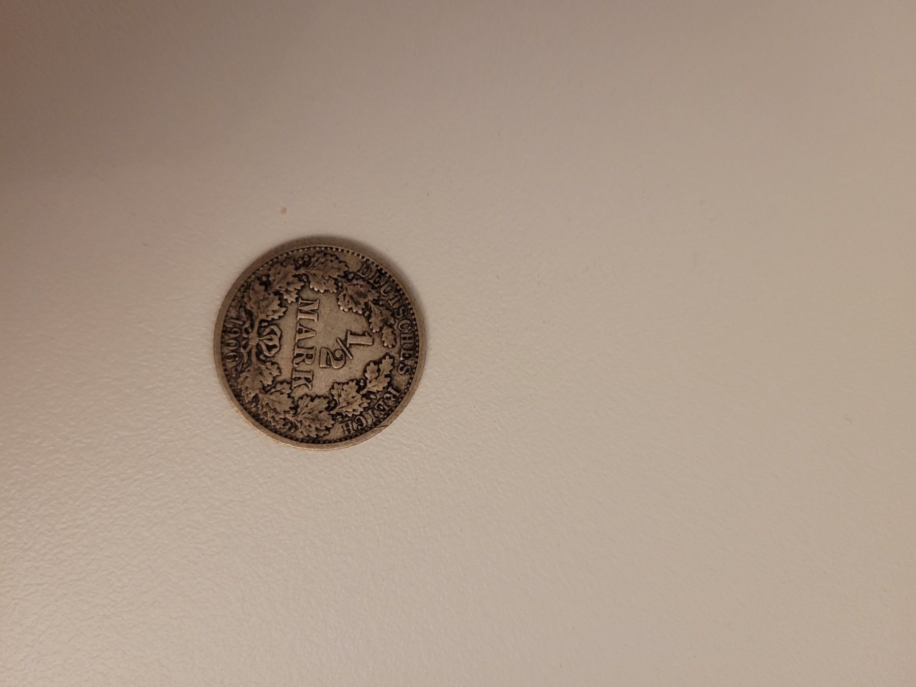 Tutti le monete: Dt. Reich Silber 1906 1/2 Silbermark – Usato da Inwil venduto da Flower2325
