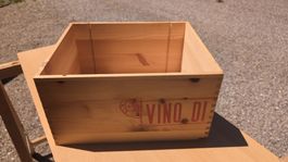 Holzkiste "Vino di Contrada" - Ideal für den Garten!