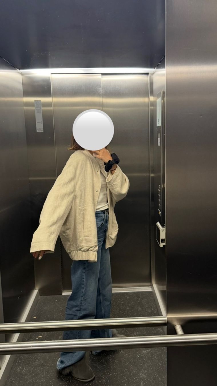 Zara Giacche: Zara Leinen Bomberjacke, Gr. S (oversized!) – Nuovo (secondo la descrizione) da Schlieren venduto da Marjuk 2