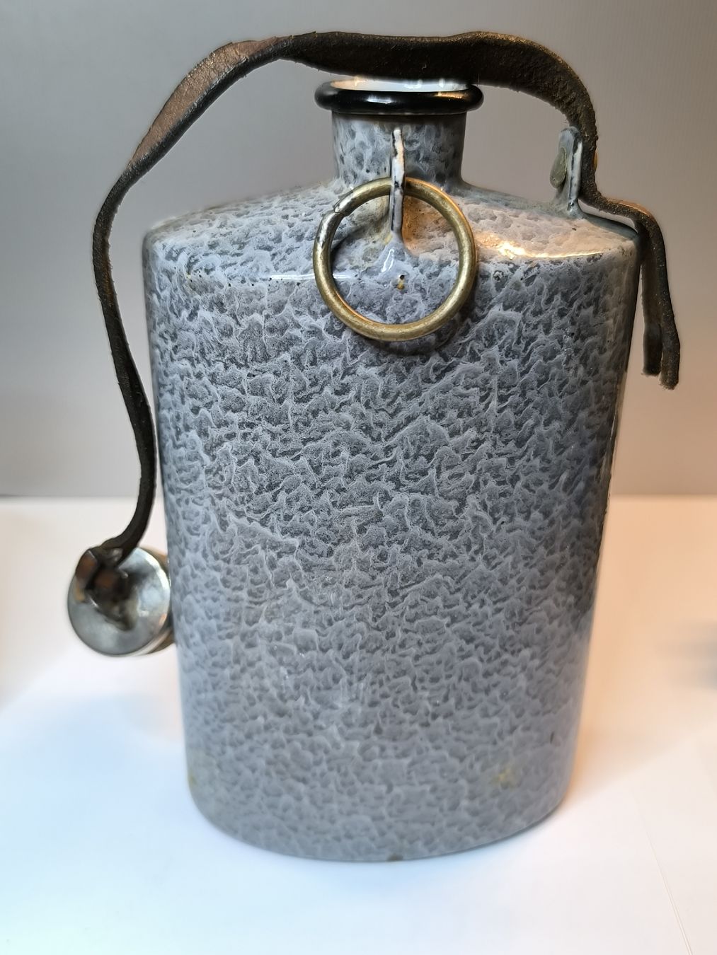Schweizer Armee Bottiglie: Feldflasche Emaille 1929 mit Kaduceus-Stempel – Usato da Boniswil venduto da ilk_qkq5 4