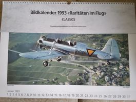 Flugzeug Jahreskalender 1993:  Raritäten im Flug