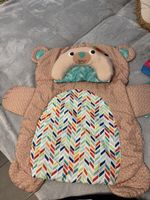 Spieldecke Bär Baby Krabbeldecke bunt guter Zustand