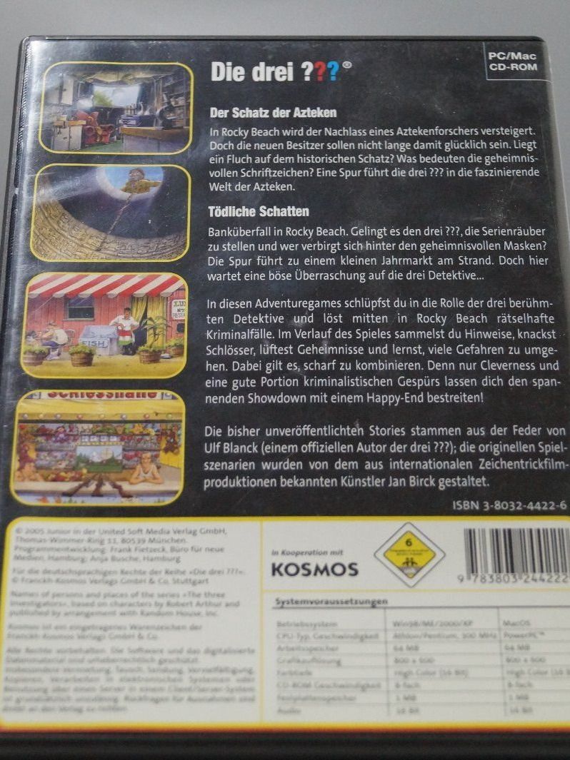 Giochi: Die drei ??? (Band 5+6)    >PC/MAC - 2'CD-Rom< – Usato da St. Gallen venduto da elk2021 2