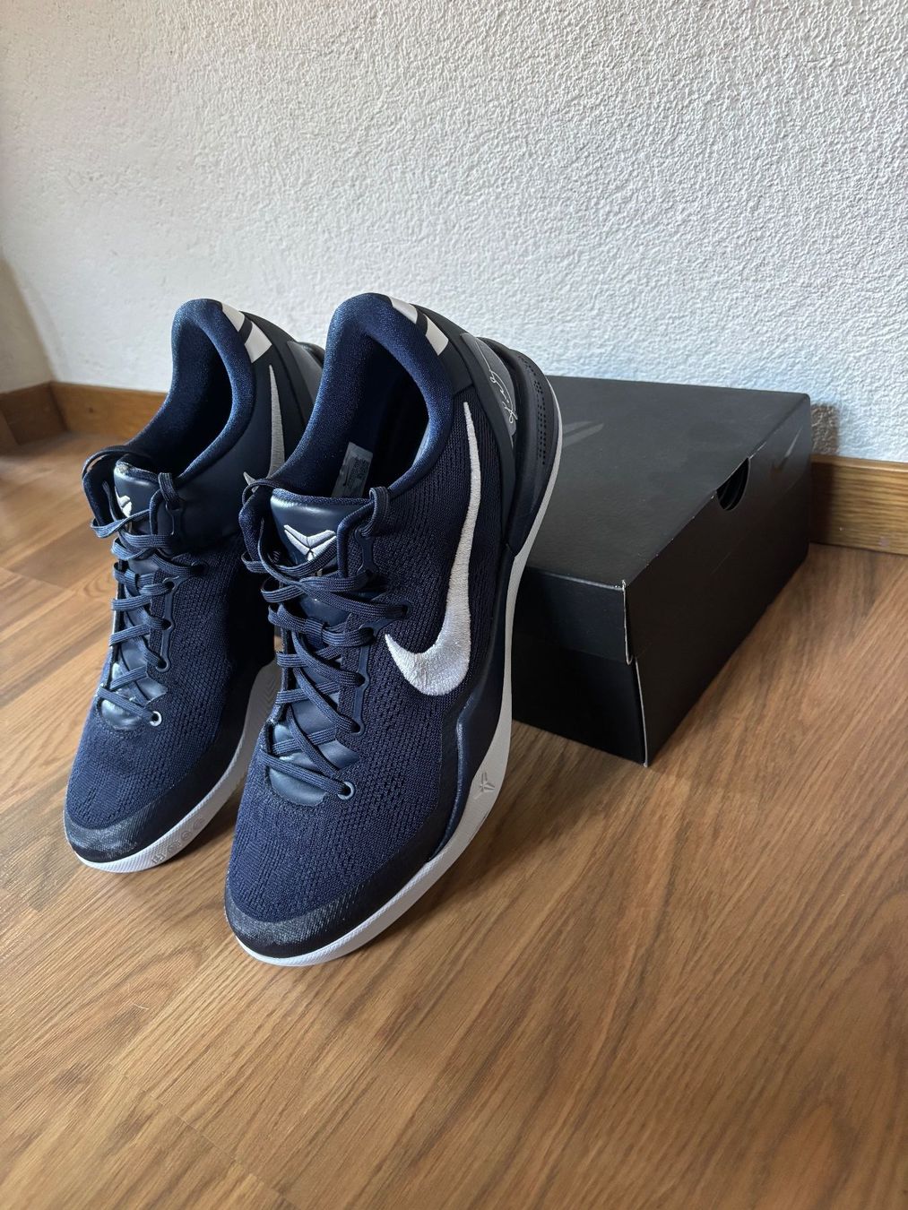 Nike Scarpe da uomo: Nike Kobe 8 Protro Navy Blue Grösse 46 – Usato da Basel venduto da Smash050