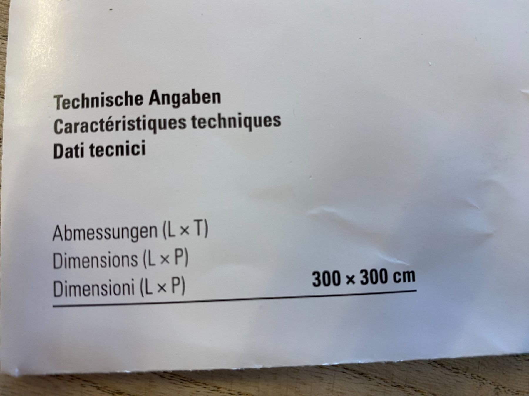 Ombrelloni: Sonnenschirm Ampelschirm 4-eckig 3x3m Neu – Nuovo (secondo la descrizione) da Hinteregg venduto da Mzolli 1