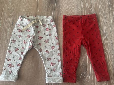 2 Petit Bateau Leggings Gr. 74, Top Zustand! ❤️🩶