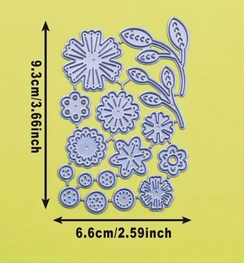 Schablonen: Blüten / Blume  - Stanzschablone – Neu und originalverpackt aus Frenkendorf von jazzplatten 1