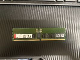 Kingston Memory DDR5 32GB 6400MT/s CL52 ECC Reg DIMM