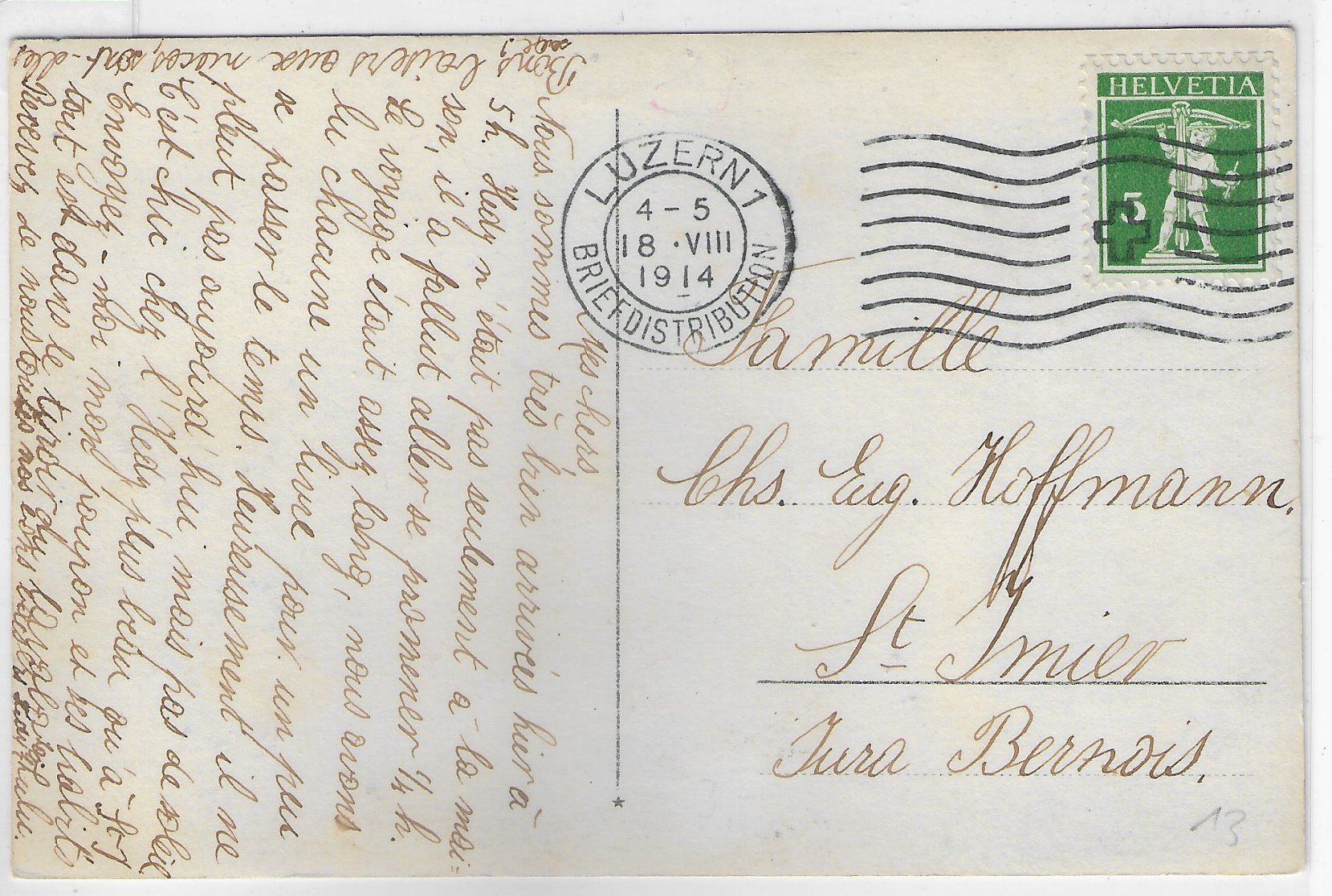 Cartoline postali: Wandergruppe auf dem Berg – Usato da Ettingen venduto da Kartenplanet 1