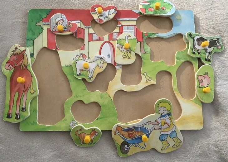 Puzzle: Steckpuzzle Tiere/Bauernhof – Usato da Grüningen venduto da tienda100 1