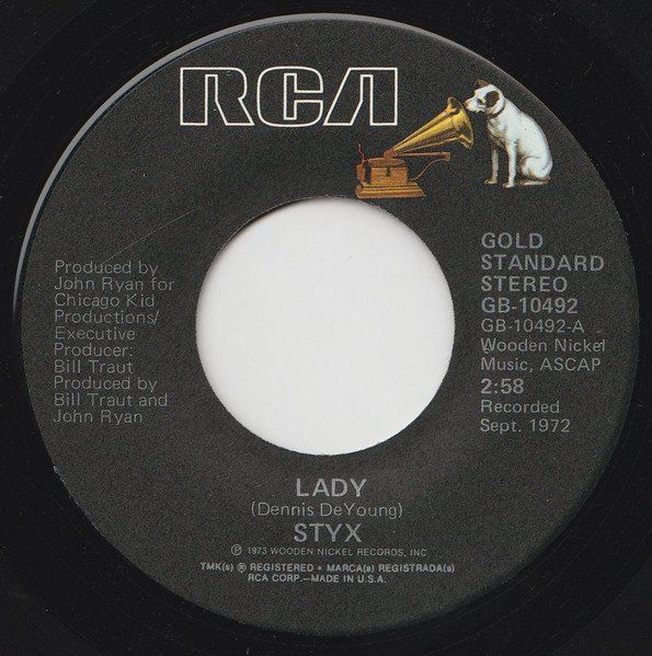 Dischi in vinile: Styx: Lady 7" – Usato da Steinhausen venduto da Vilivinili