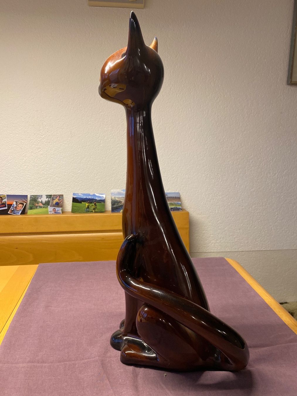 Figuren: Keramik Katze – Gebraucht aus Mülligen von Flockenstiel 1