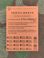 TEXTIL-KARTE 31.12.1945