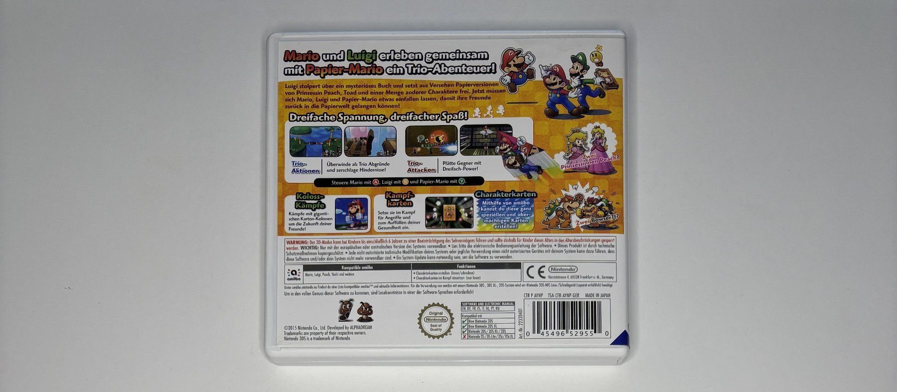 Spiele: 3DS - Mario & Luigi: Paper Jam Bros. – Gebraucht aus Allschwil von Bullach 2