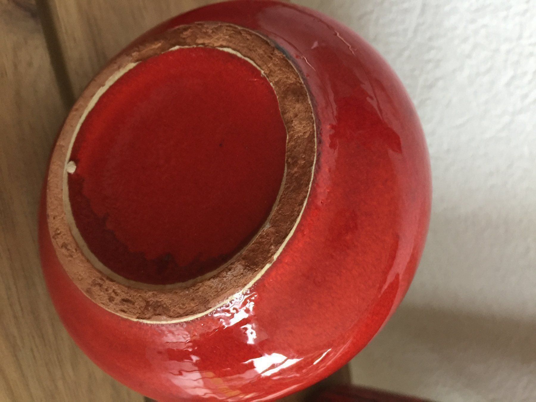 Vasi & Recipienti: Vintage Vase Keramik rot – Usato da Kirchdorf venduto da Vintagewunder 6