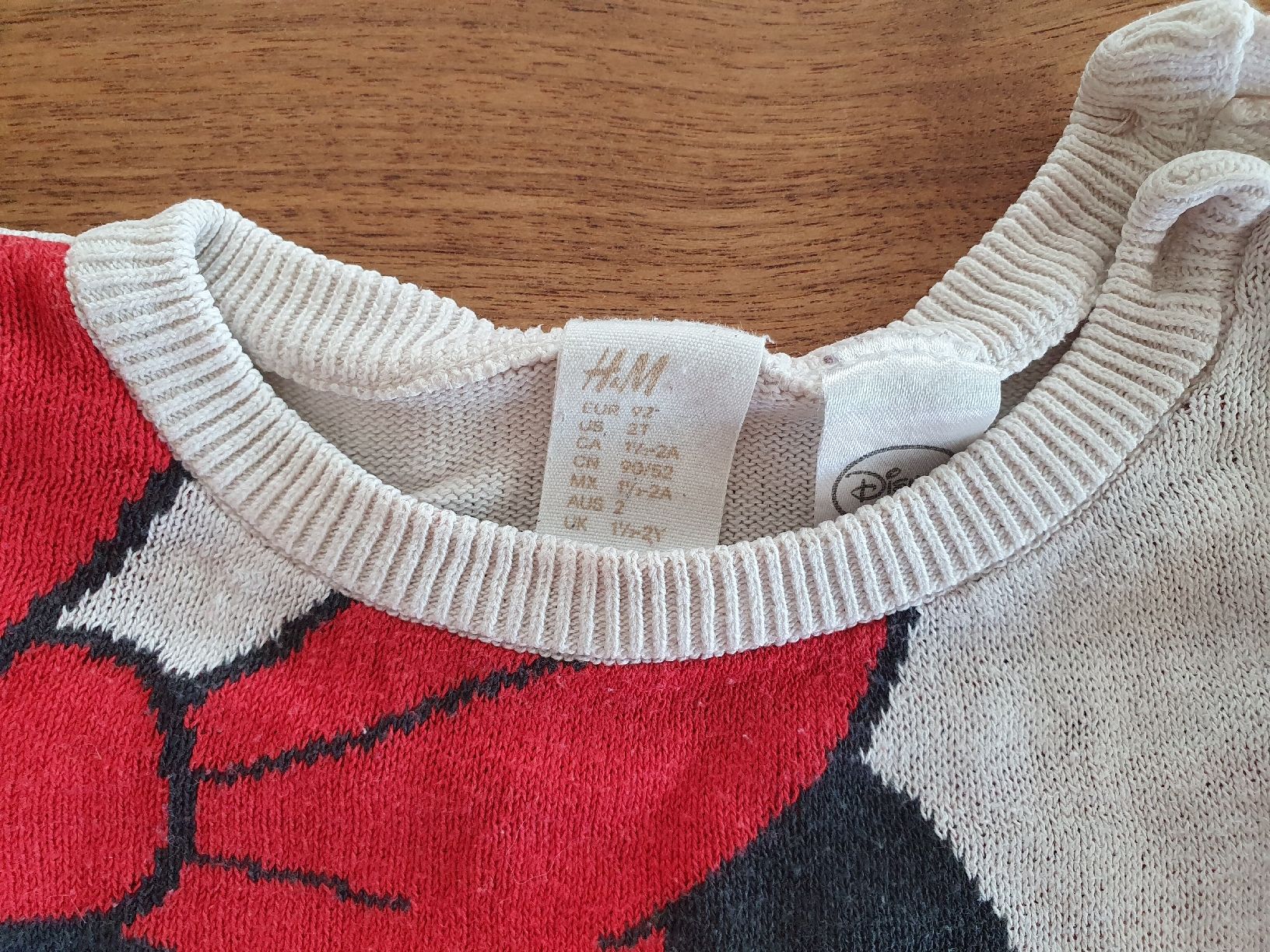 H&M Maglioni & Felpe: H&M Disney Strickpullover, Gr. 92(98), Minnie Mouse – Usato da Hinwil venduto da Jessica13 2