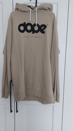 DOPE Hoodie Beige – Grösse XL – Neuwertig