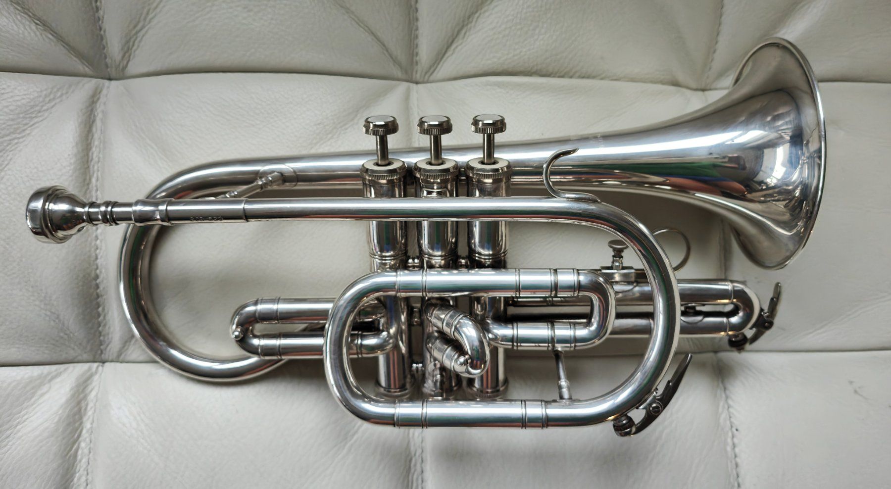 Jupiter Strumenti musicali: Cornett Taschentrompete JUPITER silber – Usato da Lachen SZ venduto da PizBuin35 7