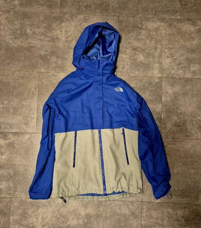 The North Face Regenjacke blau/grau Grösse M