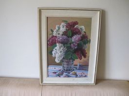 Stilleben Gemalt Und Signiert