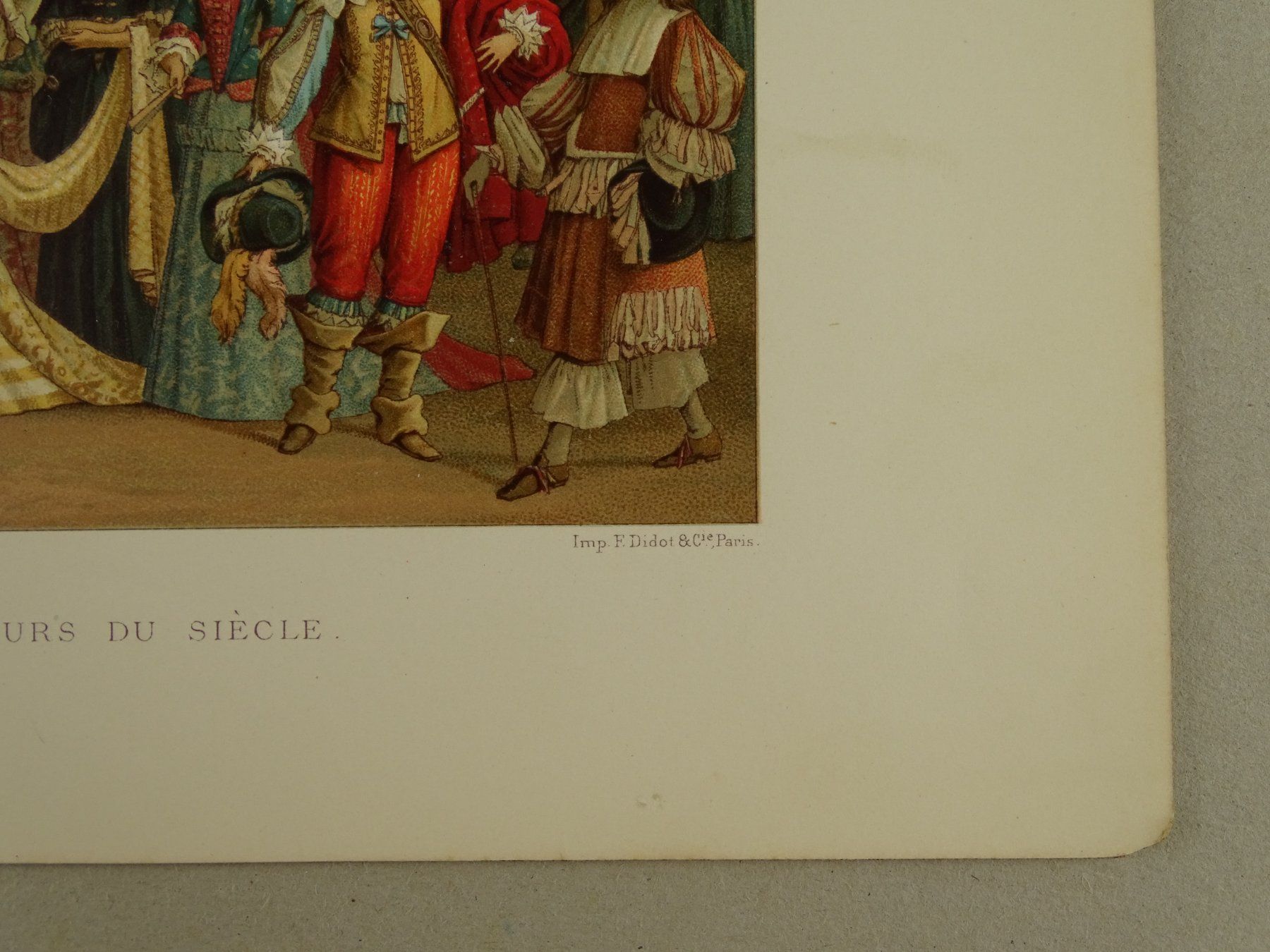 Incisioni: MODE PENDANT LE COURS DU SIÈCLE, LITHOGRAPHIE 1878 – Usato da Grüningen venduto da Kartensammler 3