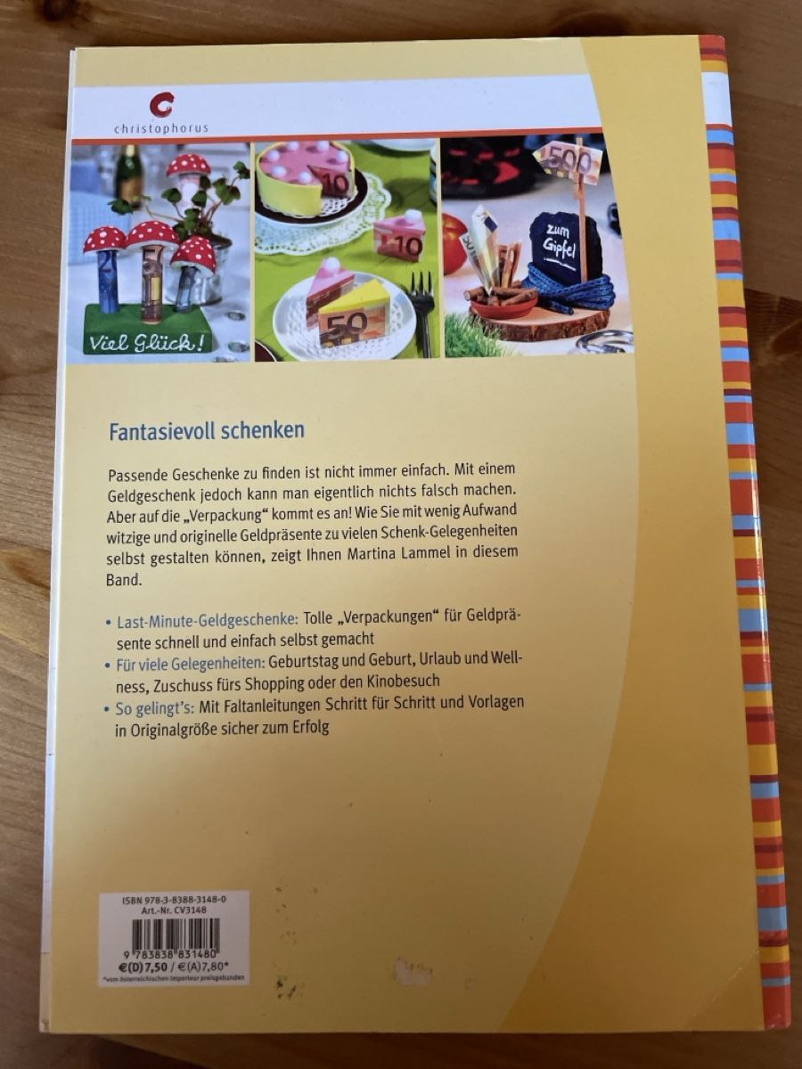 Libri: Superschnelle Geldgeschenke – Usato da Grünenmatt venduto da Smiley1986 1