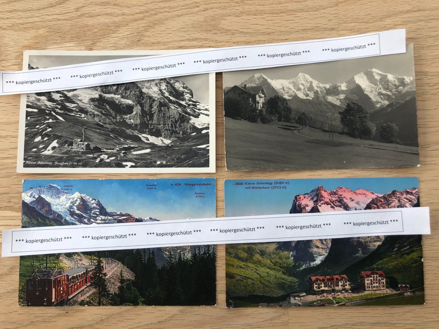 Cartes postales: kl. Scheidegg Jungfrau Beatenberg Bahn AK – D'occasion à Hefenhofen par Bierinder