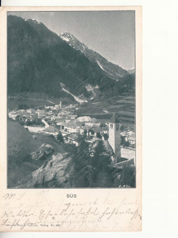 Cartoline postali: Süs 1903 – Usato da Bürglen TG venduto da StampGraf