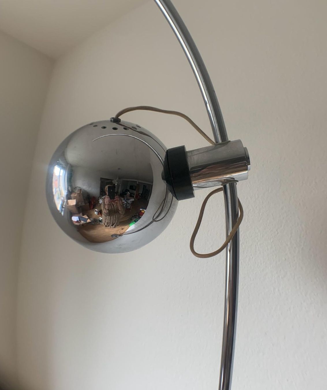 Lampade: Grosse Bogenlampe Italien 70er Jahre – Usato da Basel venduto da Jcva 5
