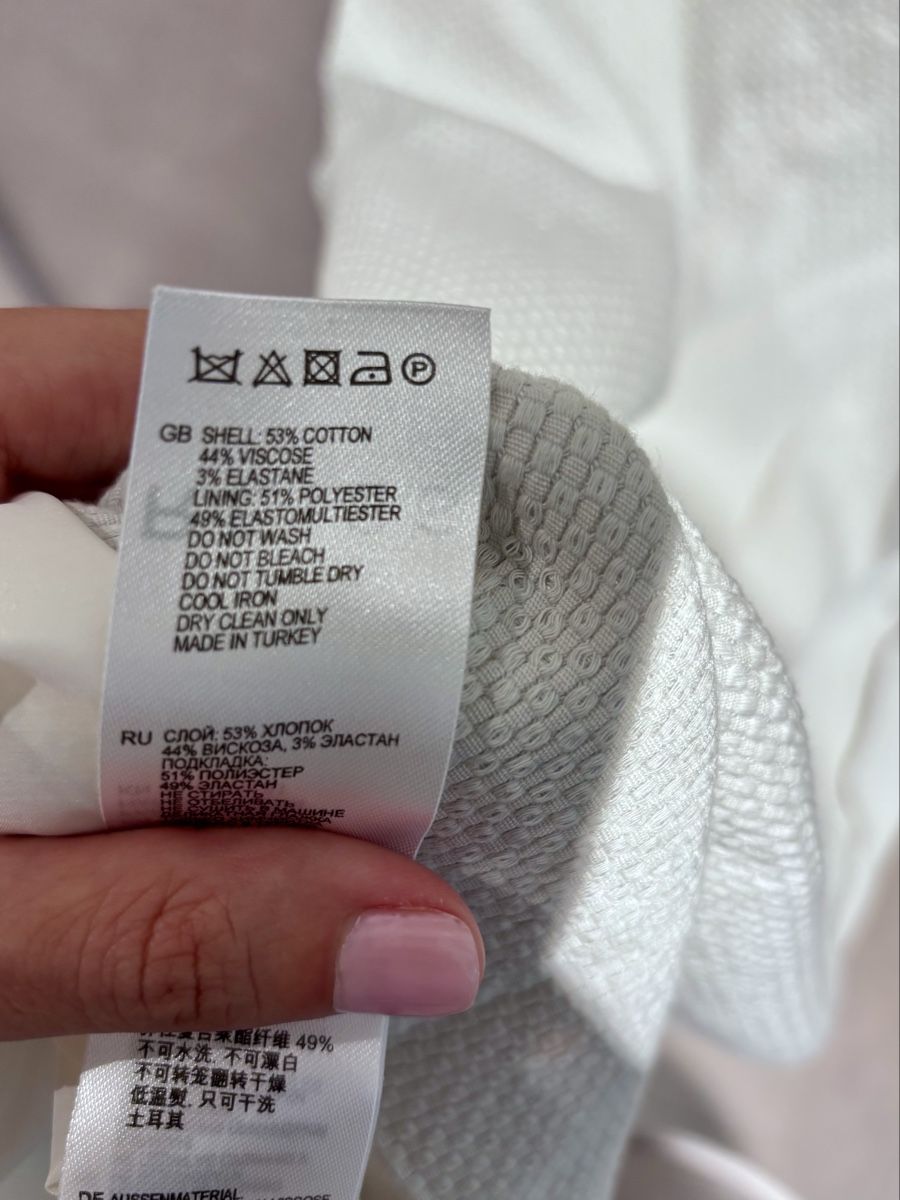 Kleider: Reiss Kleid, off-white/hellgrau, Grösse 38 – Neu (gemäss Beschreibung) aus Zollikon von pitpat02 5