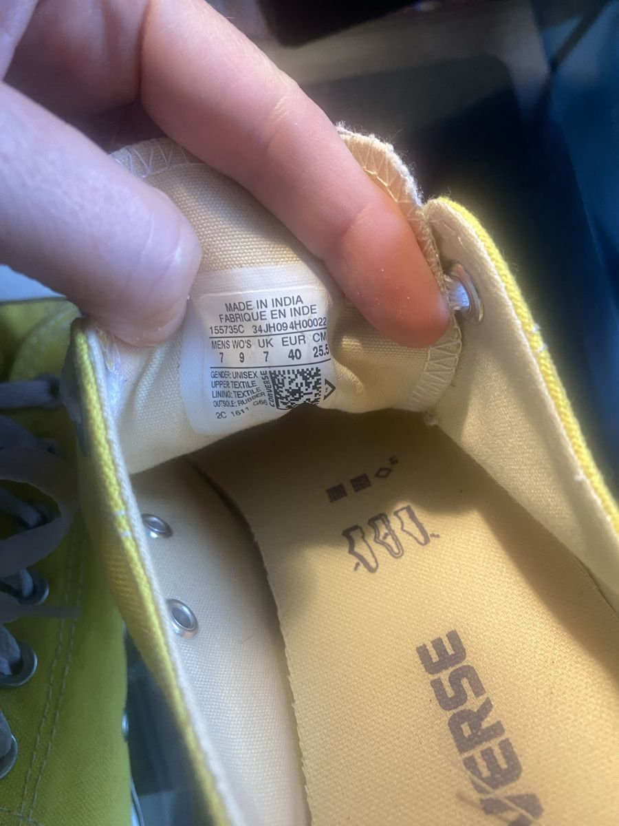 Converse Herrenschuhe: Converse gelb 40 – Gebraucht aus Küssnacht am Rigi von CALIFRASQUI 3