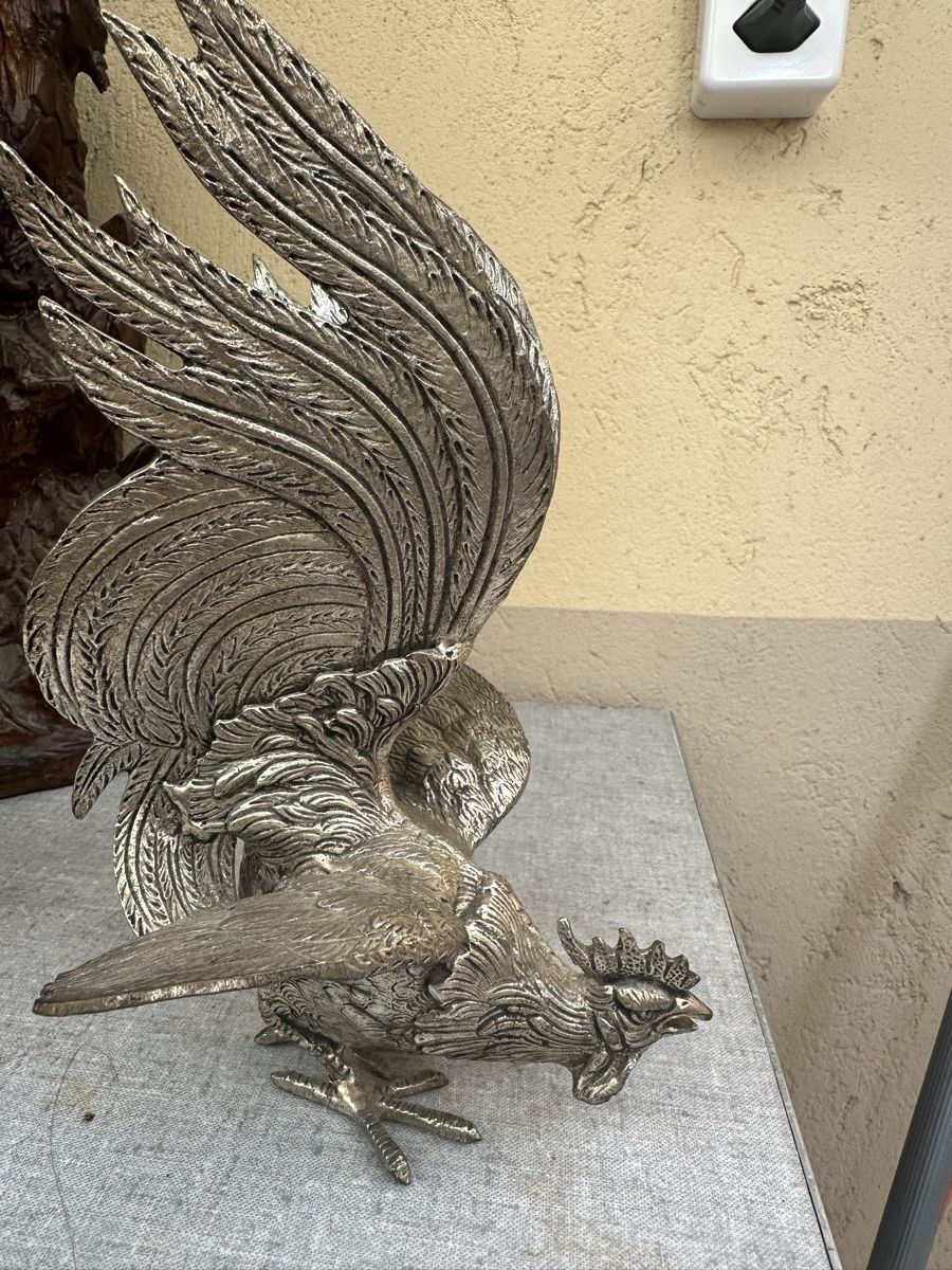 Figurines: Versilberte Hahn Figur – D'occasion à Oberentfelden par vilibrand 3