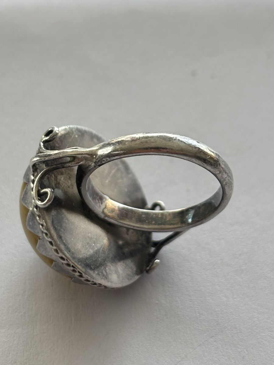 Anelli: Vintage  Ring Silber 800  Blumig – Usato da Langnau am Albis venduto da flusspflege 4