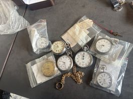 Lot de gousset heuer vintage divers 