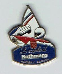 Plaquettes & Badges: Rothmans  L'exploit Hubert Auriol Sailing und Raicing – D'occasion à Hinterkappelen par Schampus