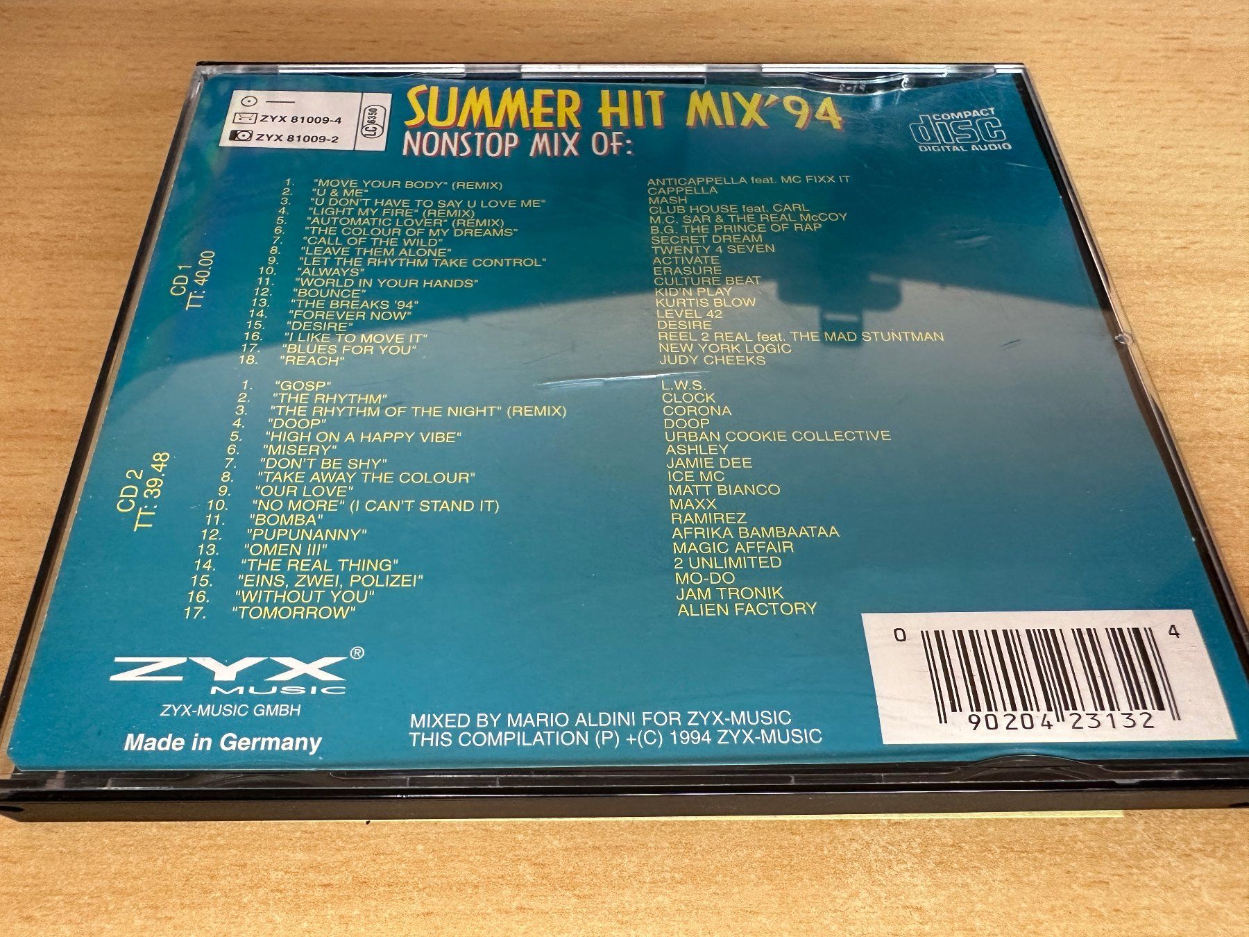 CDs: Various – Summer Hit Mix '94 - 2 CD – Gebraucht aus Rikon im Tösstal von Alpenmutz 1