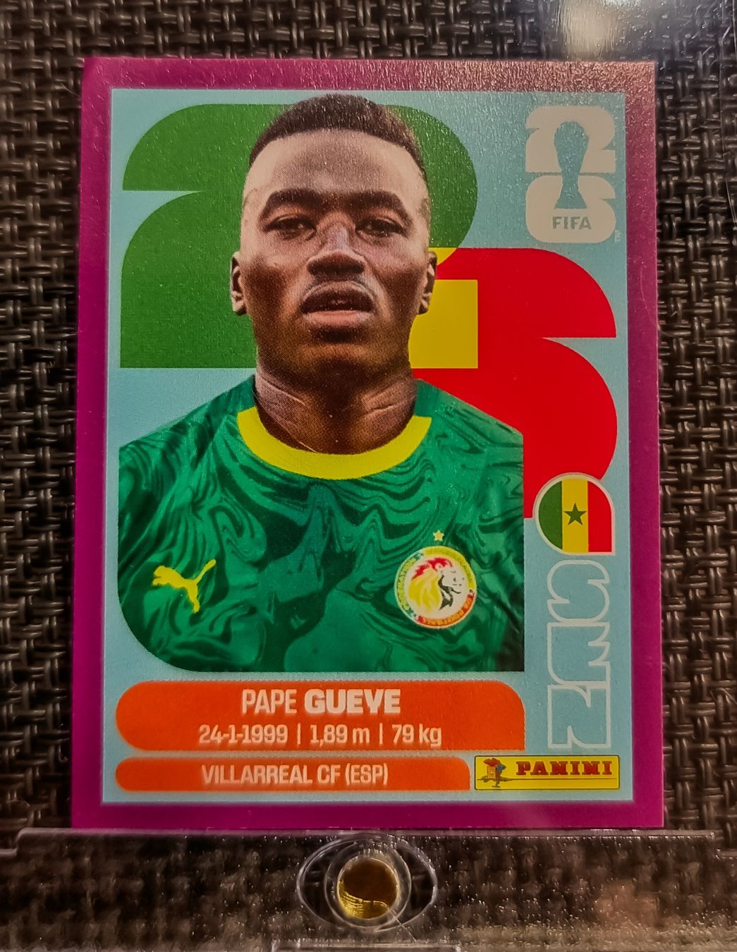 Panini Carte collezionabili: Panini Pape Gueye World Cup26 Purple Parallel Extremely Rare – Nuovo (secondo la descrizione) da Worben venduto da fxa_g2dm