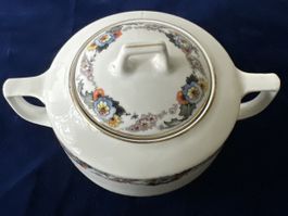 Alte Zuckerdose Suisse Langenthal, Vintage, mit Deckel! 