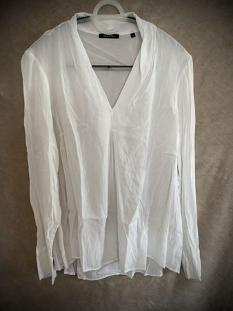 Marc O'Polo Bluse weiss langarm Grösse 42 guter Zustand