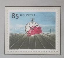 BL3) Druckzufälligkeit grosser roter Fleck, Attest, Unikat