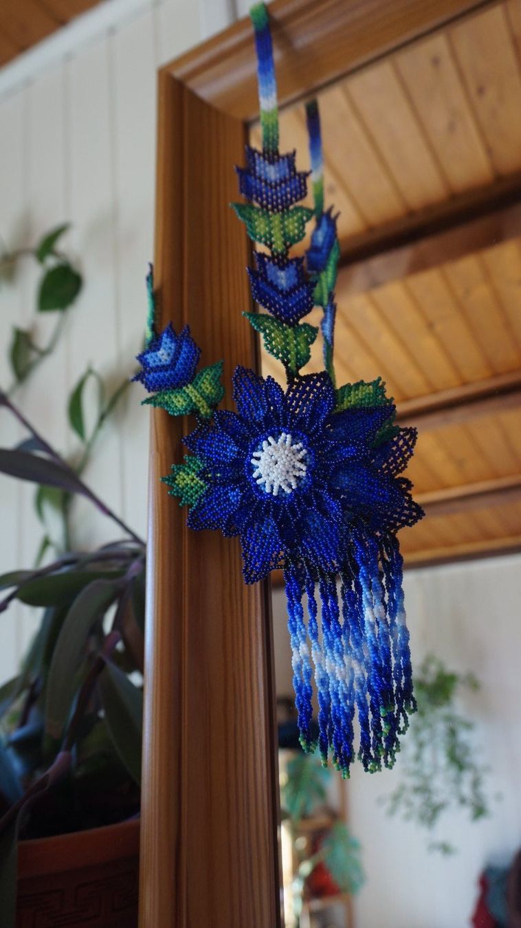 Catenine: Collier en perles de verre- GUATEMALA – Usato da Clarens venduto da dia_sw29