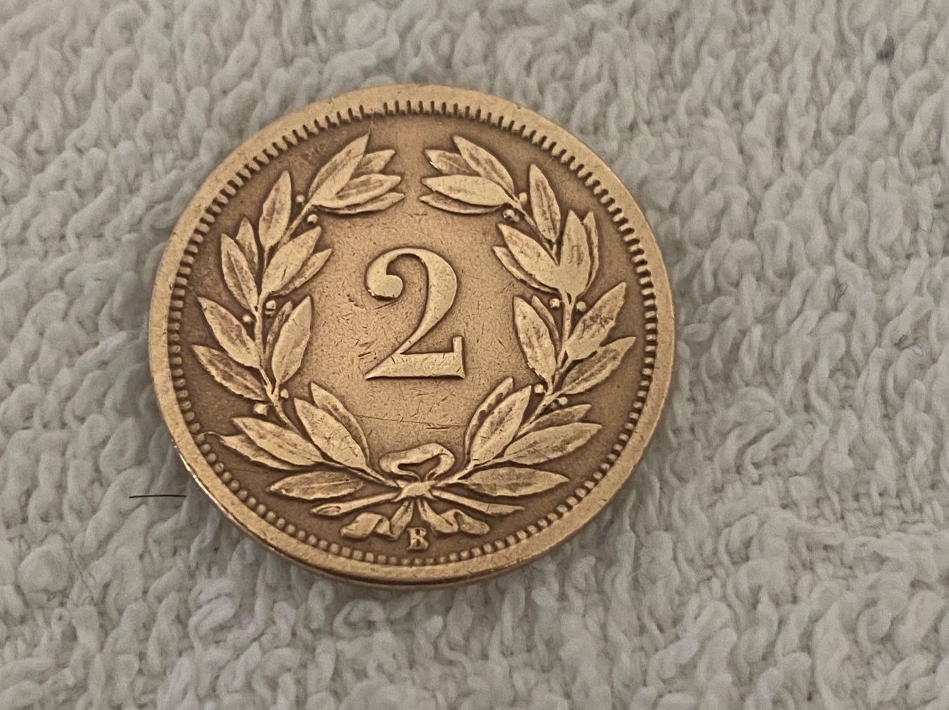 Tutti le monete: 2 centimes/Rappen 1890 B Abart – Usato da Nyon venduto da Ilmi09 1