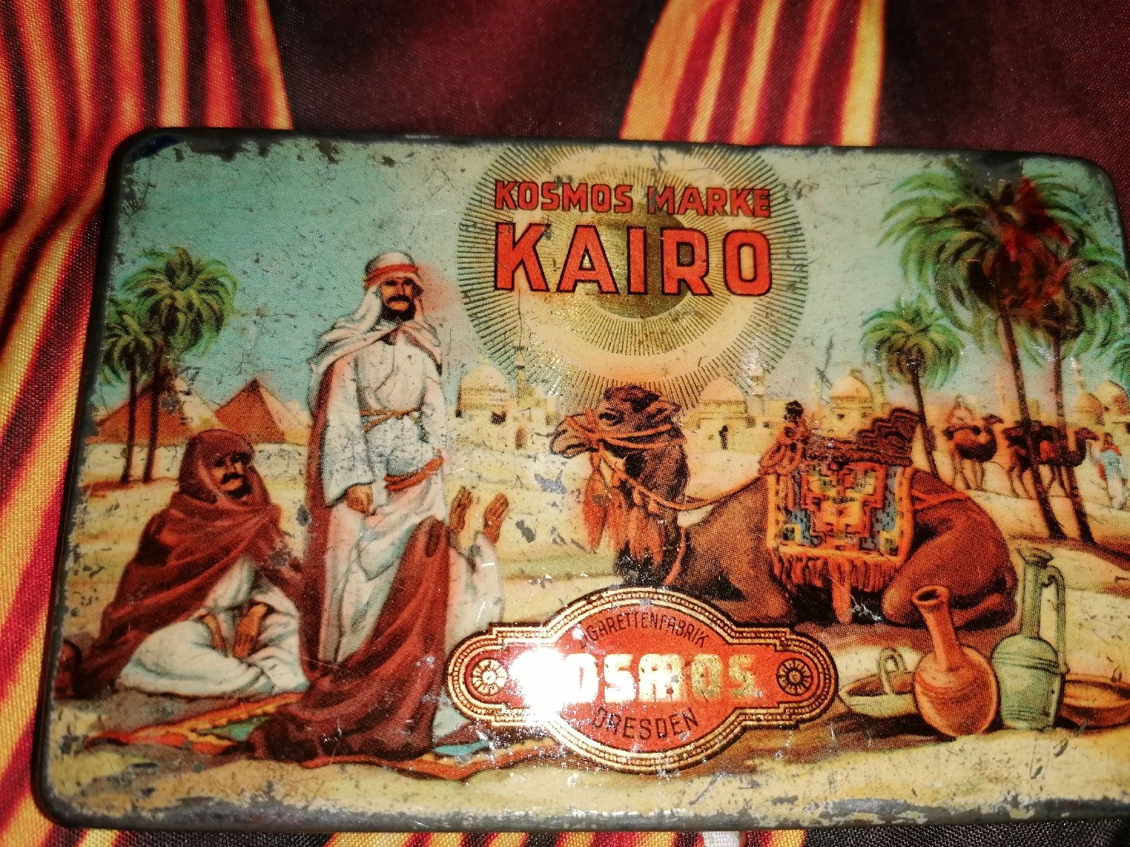 Tabak: Antike Blechdose Kairo 10 Zig.  – Gebraucht aus Zürich von Tin4Life 1