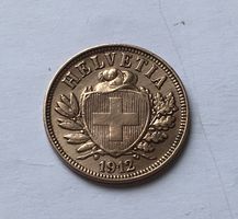 1912 2 Rappen unz