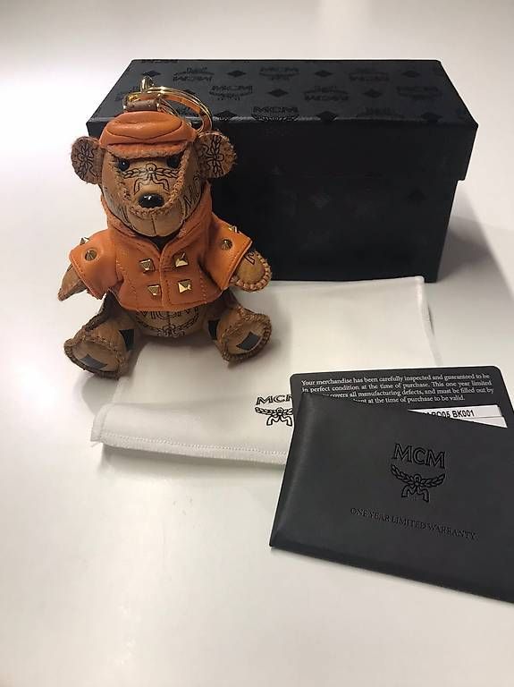 Statuette: MCM Charm  Biker Bär Gold/Orange – Usato da Zürich venduto da Omega_Kappa