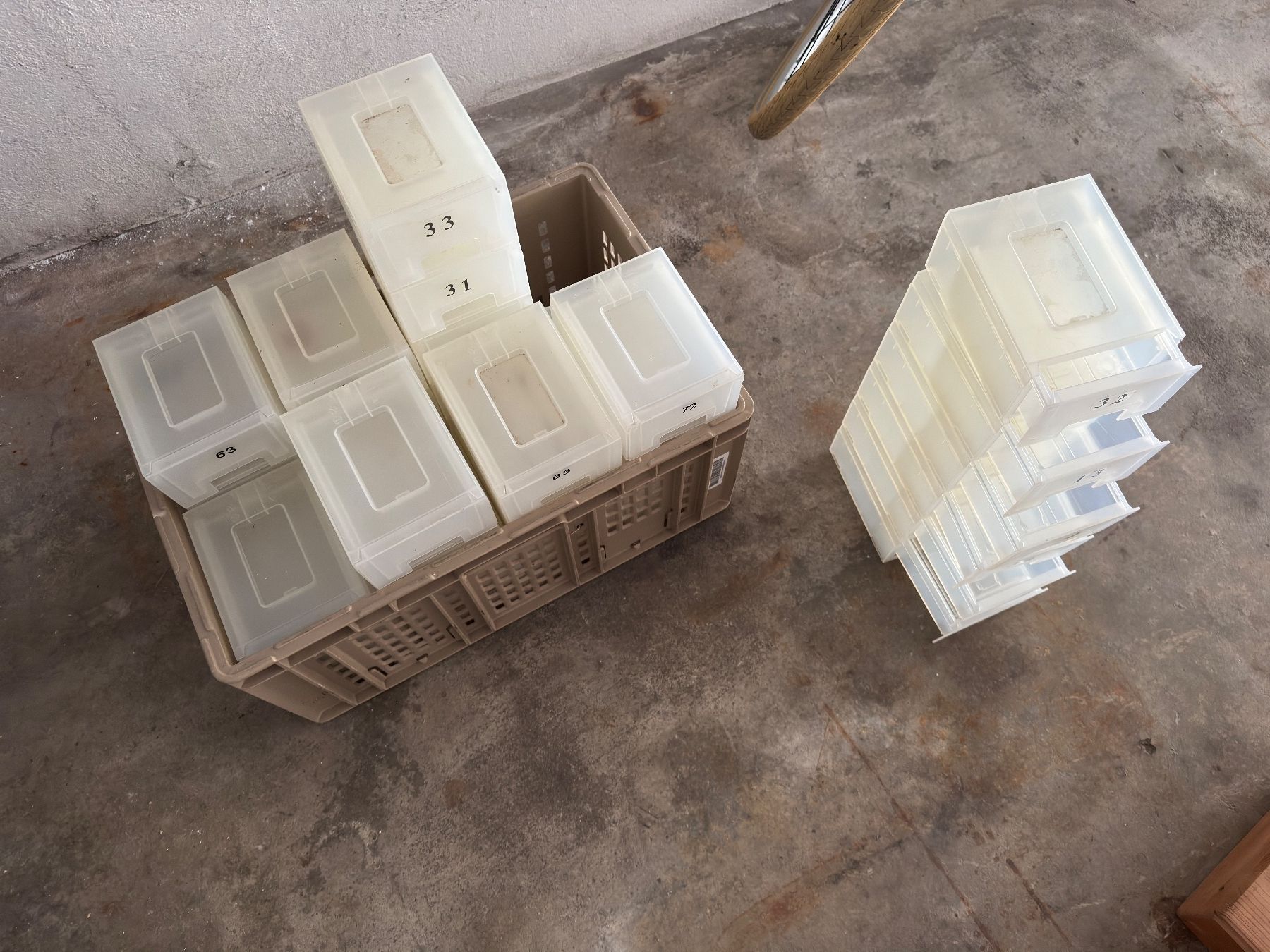Contenitori & Simili: 35x  Transparente Schubladenbox materialkiste Organizer – Usato da Abtwil SG venduto da SHost 6