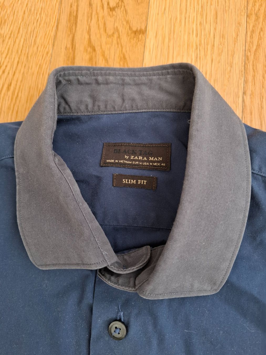 Camicie: Zara Man Hemd, Grösse M, Slim Fit. – Usato da Romanshorn venduto da lichtmond2022 1