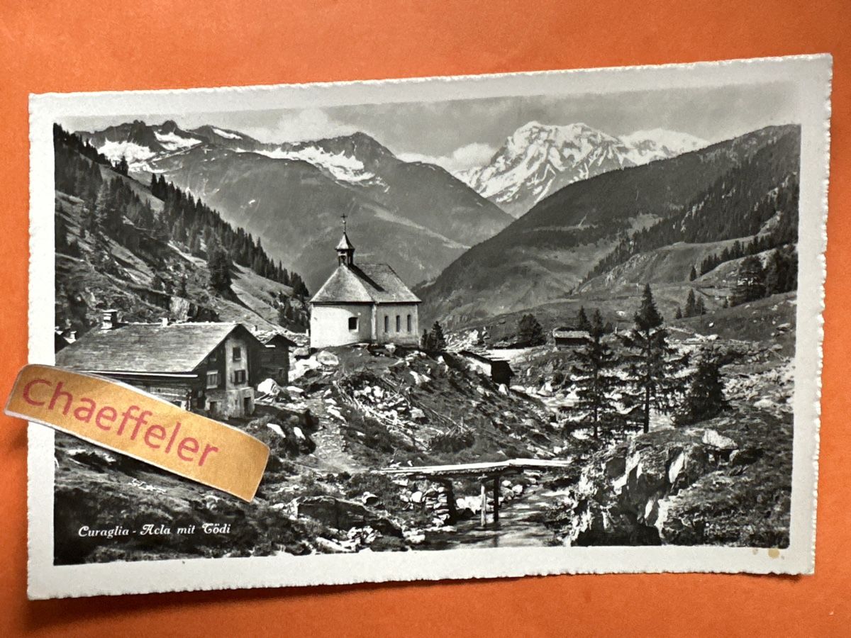 Ansichtskarten: Gruß aus Curaglia - Acla – Gebraucht aus Zürich von Chaeffeler