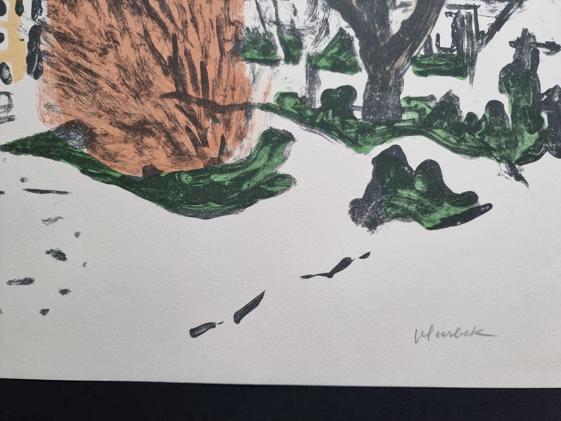 Grafica & Litografie: VIKTOR SURBEK LITHOGRAPHIE SIGNIERT – Usato da Gersau venduto da grafik-kunst 2