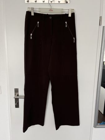 Schicke dunkelbraune Hose, Top Zustand, Gr. 42
